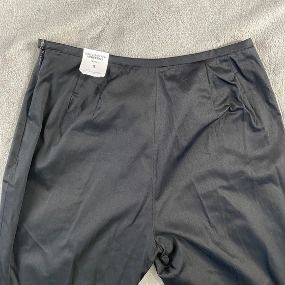 J.McLaughlin Black Ankle Length Cotton‎ Blend Pants Womens 0 Office Career New - Picture 7 of 16